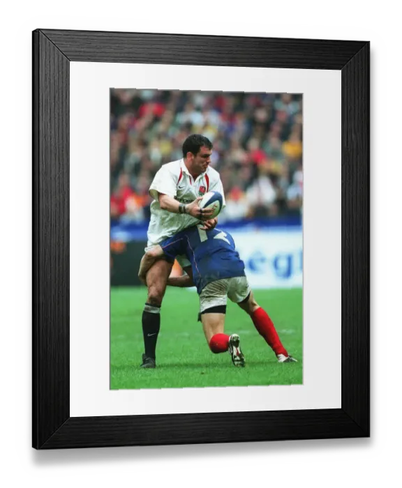 Framed Print : Martin Johnson, Damien Traille Framed Print : Martin Johnson, Damien Traille