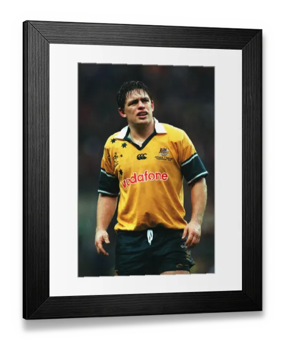 Framed Print : Rod Kafer Australia Rugby Union England V Australia Twickenham