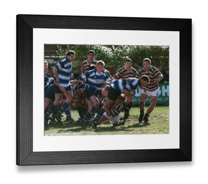 Framed Print : Neil Back & Sale Attack Framed Print : Neil Back & Sale Attack
