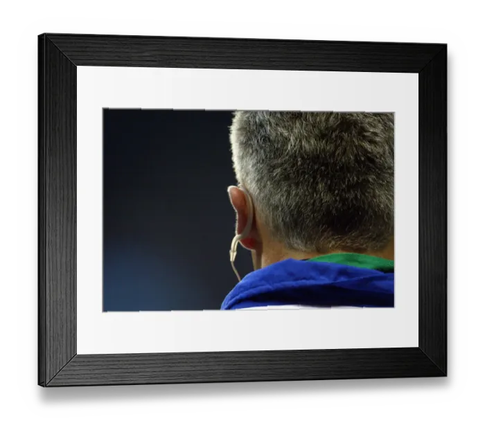 Framed Print : Touch Judge Ear Piece Framed Print : Touch Judge Ear Piece