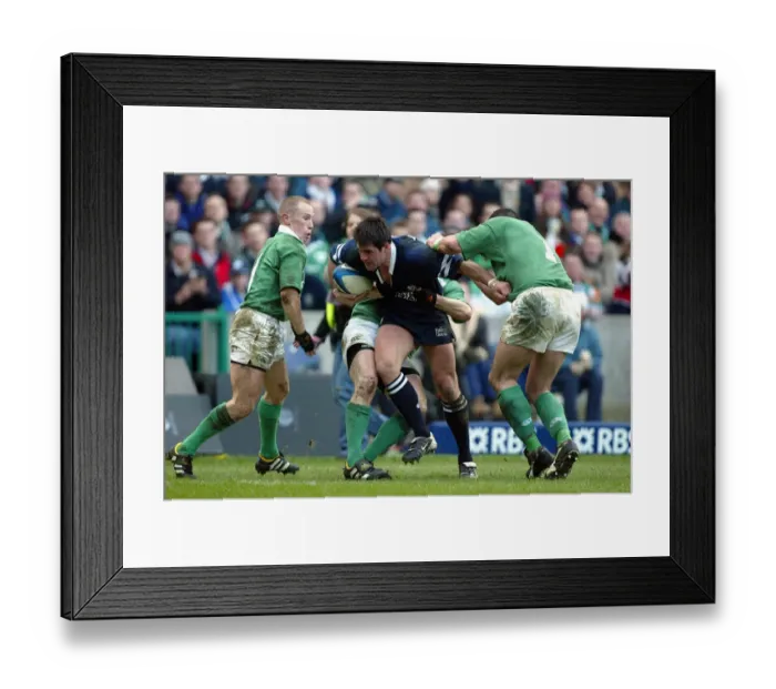 Framed Print : Kenny Logan Gets Held Up