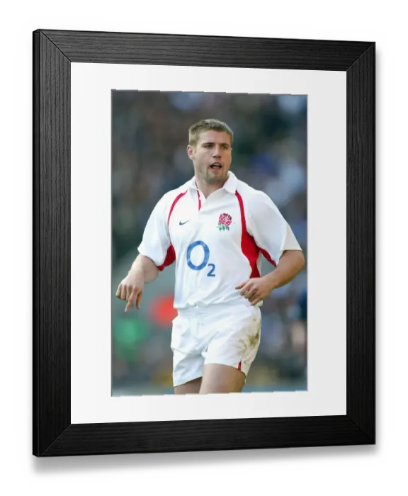 Framed Print : Ben Cohen England and Northampton Saints England V Scotland