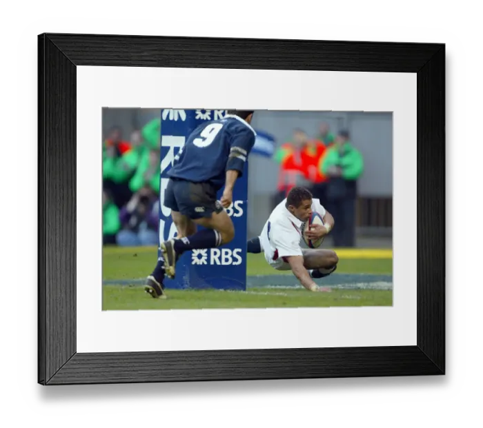Framed Print : Jason Robinson Scores 2nd Try Framed Print : Jason Robinson Scores 2nd Try