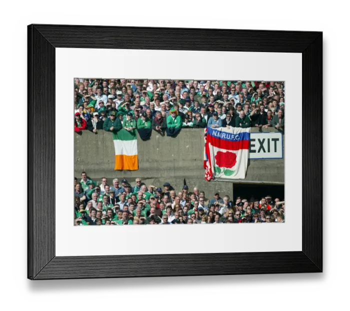 Framed Print : Ireland And England Flags Framed Print : Ireland And England Flags
