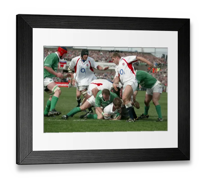 Framed Print : Will Greenwood Scores Try Framed Print : Will Greenwood Scores Try