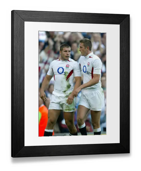 Framed Print : Will Greenwood & Ben Cohen Framed Print : Will Greenwood & Ben Cohen