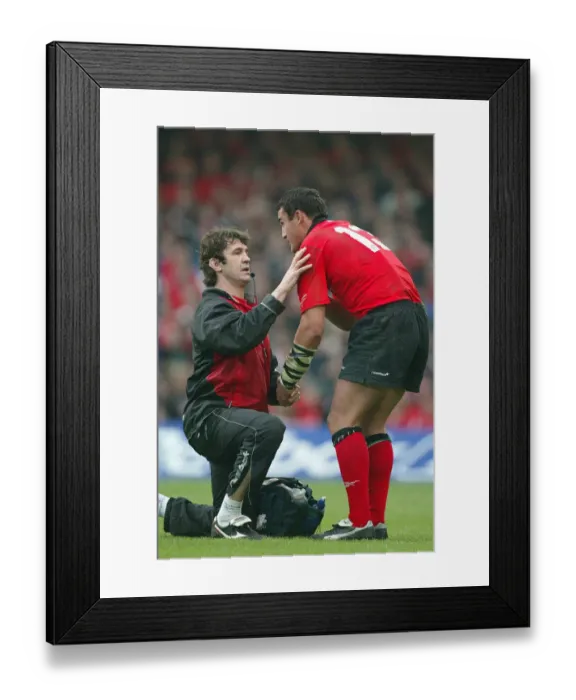 Framed Print : Sonny Parker Injury