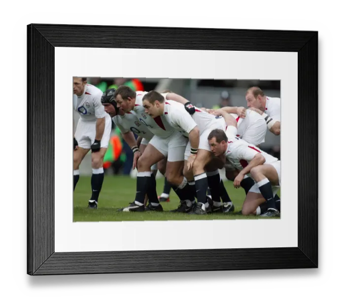 Framed Print : England Front Row Framed Print : England Front Row