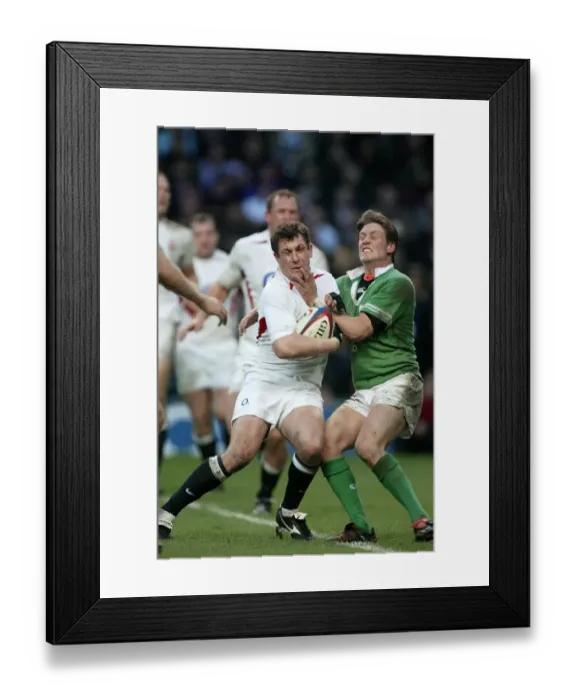 Framed Print : Paul Grayson & Ronan O Gara