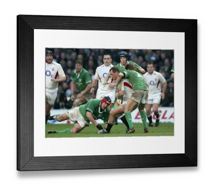 Framed Print : Richard Hill, Ronan O Gara & Anthony Foley Framed Print : Richard Hill, Ronan O Gara & Anthony Foley