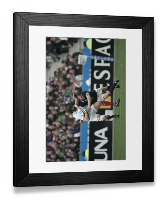 Framed Print : Sebastien Chabal & Jason White Framed Print : Sebastien Chabal & Jason White