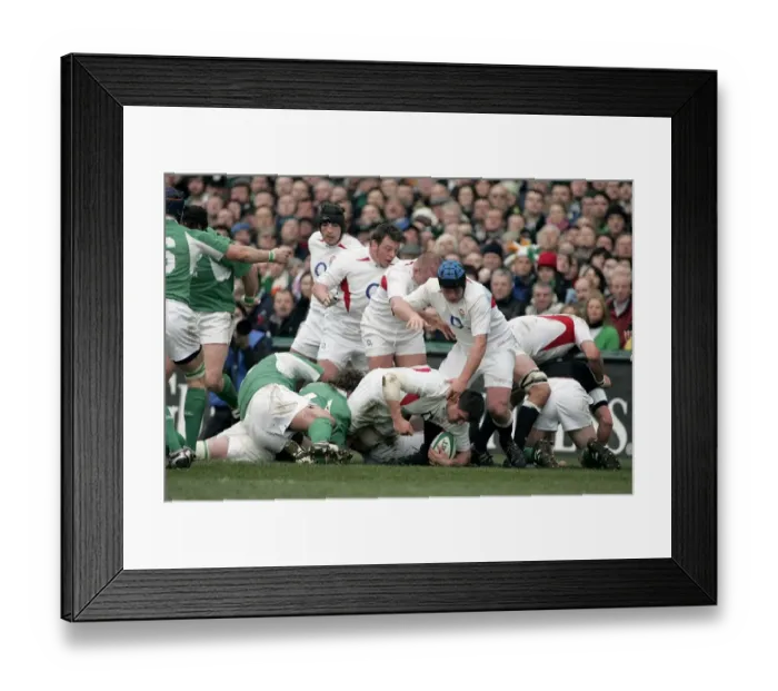 Framed Print : Martin Corry & Matt Stevens In Action Framed Print : Martin Corry & Matt Stevens In Action