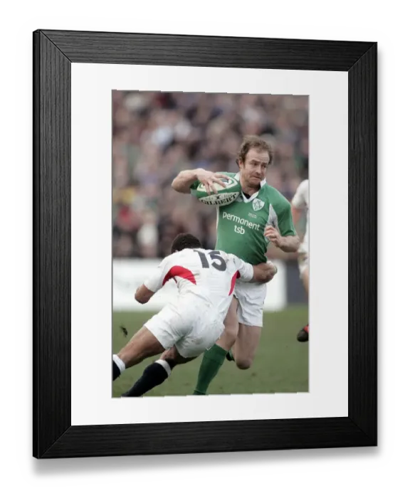 Framed Print : Denis Hickie & Jason Robinson