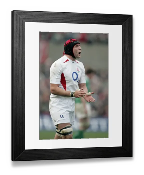 Framed Print : Ben Kay England and Leicester Tigers Rugby Union Ireland V England Lansdowne Road Dublin Framed Print : Ben Kay England and Leicester Tigers Rugby Union Ireland V England Lansdowne Road Dublin