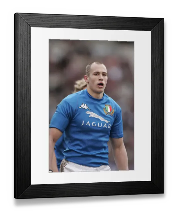 Framed Print : Sergio Parisse Framed Print : Sergio Parisse