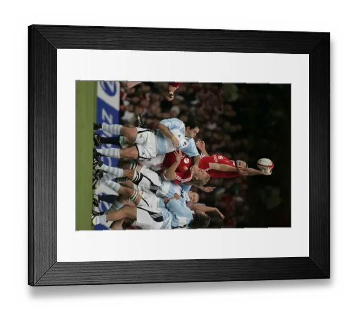 Framed Print : Danny Grewcock Wins Line Out Framed Print : Danny Grewcock Wins Line Out