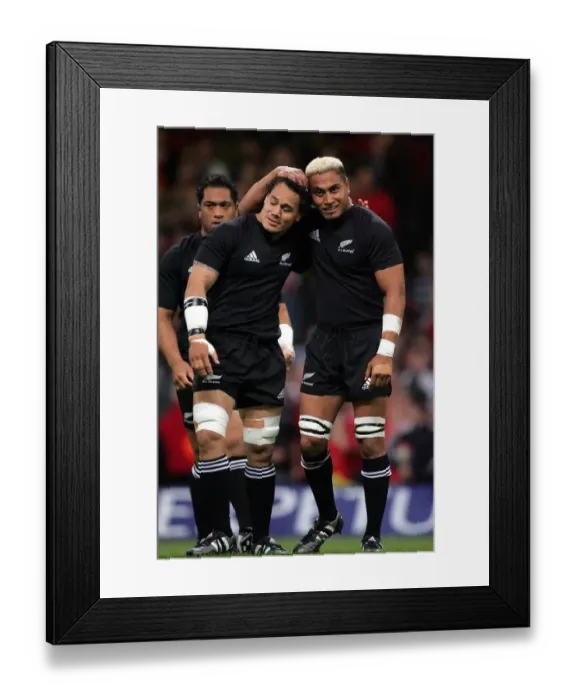 Framed Print : Jerry Collins & Chris Masoe Framed Print : Jerry Collins & Chris Masoe