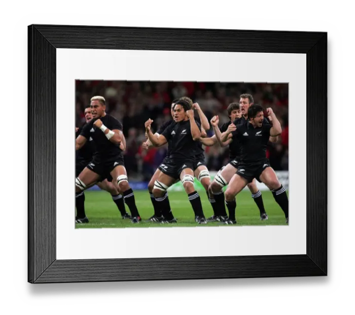 Framed Print : Kiwis Perform The Haka Framed Print : Kiwis Perform The Haka