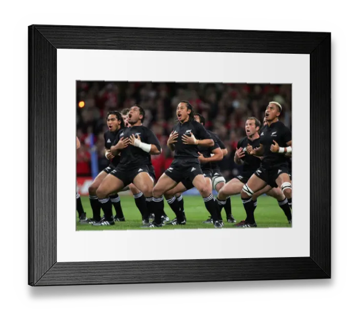 Framed Print : Tana Umaga & Kiwis Framed Print : Tana Umaga & Kiwis