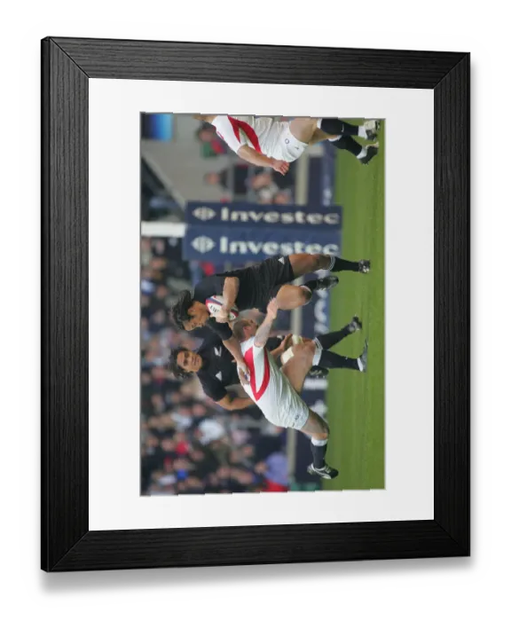 Framed Print : Tana Umaga & Mike Tindall Framed Print : Tana Umaga & Mike Tindall