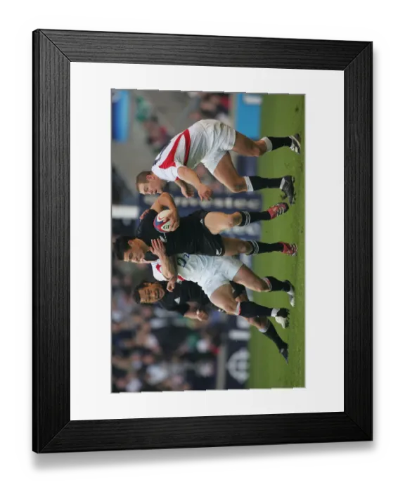 Framed Print : Dan Carter, Mike Tindall & Jamie Noon