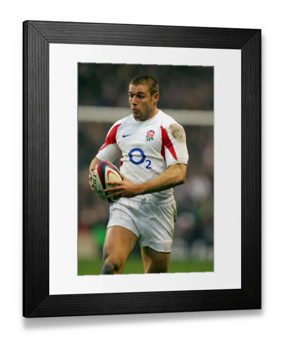 Framed Print : Ben Cohen England and Northampton Saints England V New Zealand 19 November 2005 Date