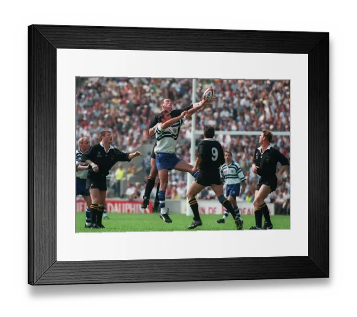 Framed Print : Action Between Bath & Wasps