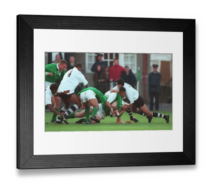 Framed Print : Johns Fights His Way Through