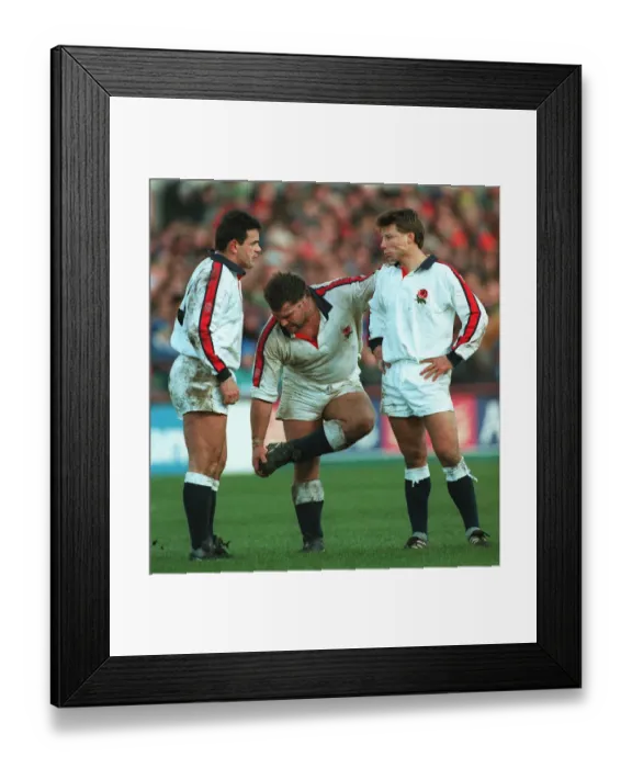 Framed Print : Will Carling, Leonard & Andrew Framed Print : Will Carling, Leonard & Andrew