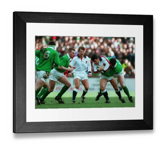 Framed Print : Will Carling & Patrick Danaher