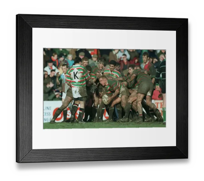 Framed Print : Neil Back Looks For Support Framed Print : Neil Back Looks For Support