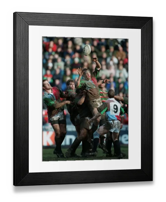 Framed Print : Alex Snow Leicester V Harlequins Rugby Union 26 February 1996 Date: 26 February 1996 Framed Print : Alex Snow Leicester V Harlequins Rugby Union 26 February 1996 Date: 26 February 1996
