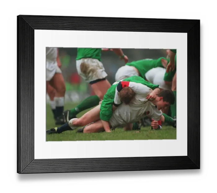 Framed Print : Grayson & Hogan Fight It Out