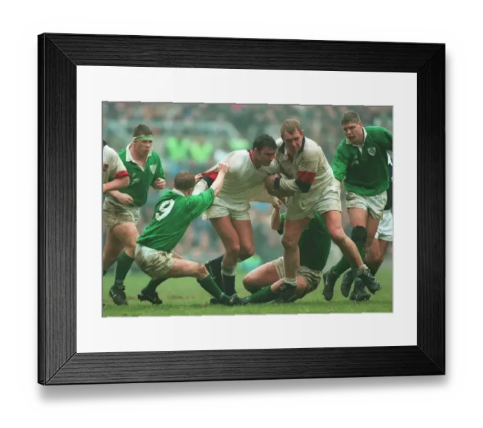 Framed Print : Ben Clarke & Tim Rodber Framed Print : Ben Clarke & Tim Rodber