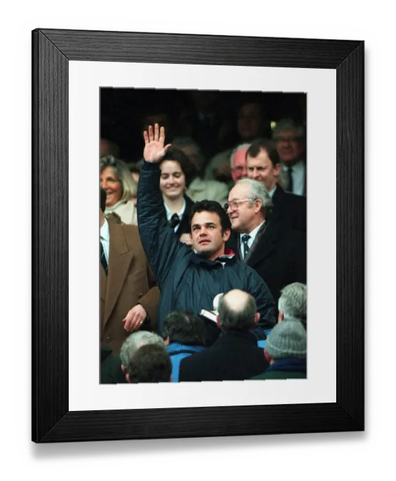 Framed Print : Will Carling Waves Farewell Framed Print : Will Carling Waves Farewell