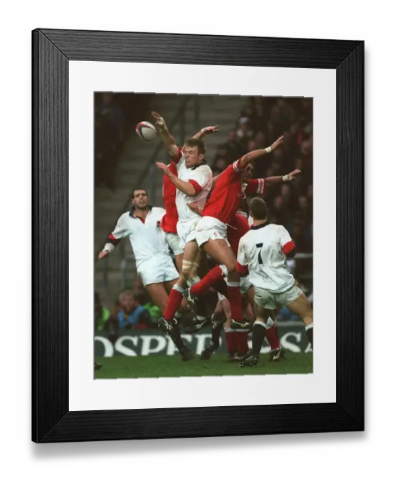 Framed Print : Tim Rodber & Emyr Lewis Framed Print : Tim Rodber & Emyr Lewis
