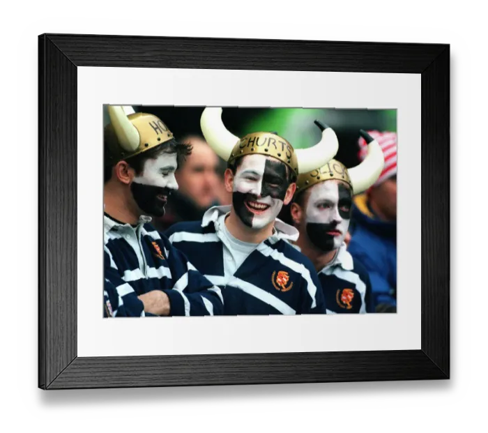 Framed Print : Rugby Union Fan Framed Print : Rugby Union Fan