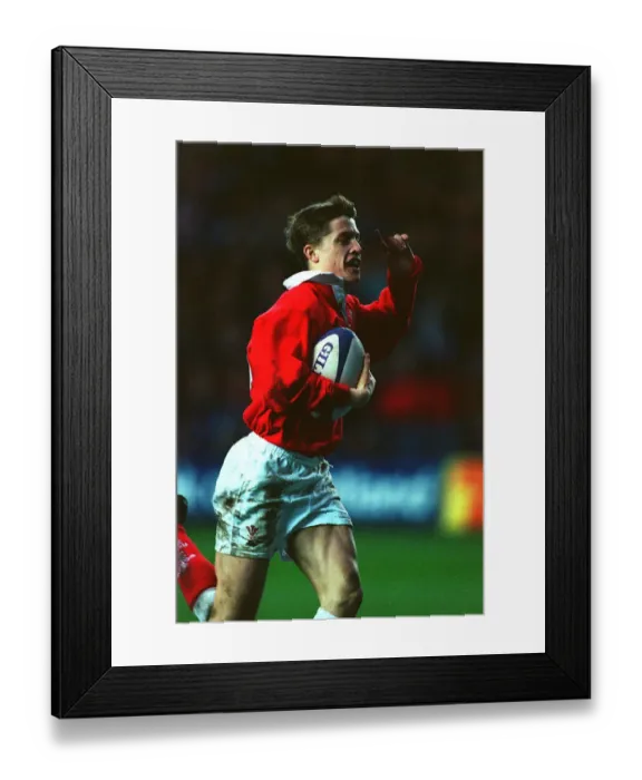 Framed Print : Neil Jenkins Celebrates His
