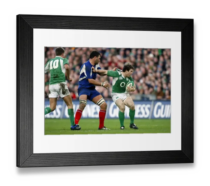 Framed Print : Loinel Nallet & Gordon D Arcy