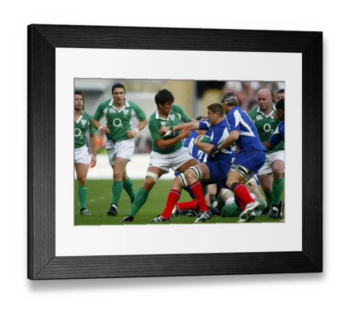 Framed Print : Pascal Pape & Donncha O Callaghan Framed Print : Pascal Pape & Donncha O Callaghan