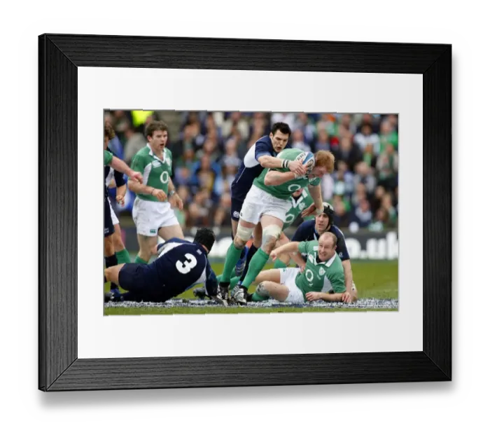 Framed Print : Paul O Connell & Rob Dewey