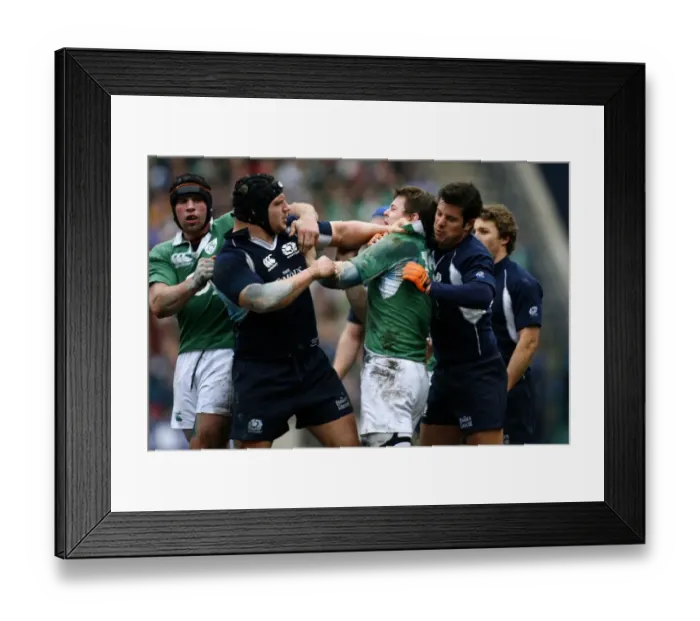 Framed Print : Euan Murray & Brian O Driscoll Framed Print : Euan Murray & Brian O Driscoll