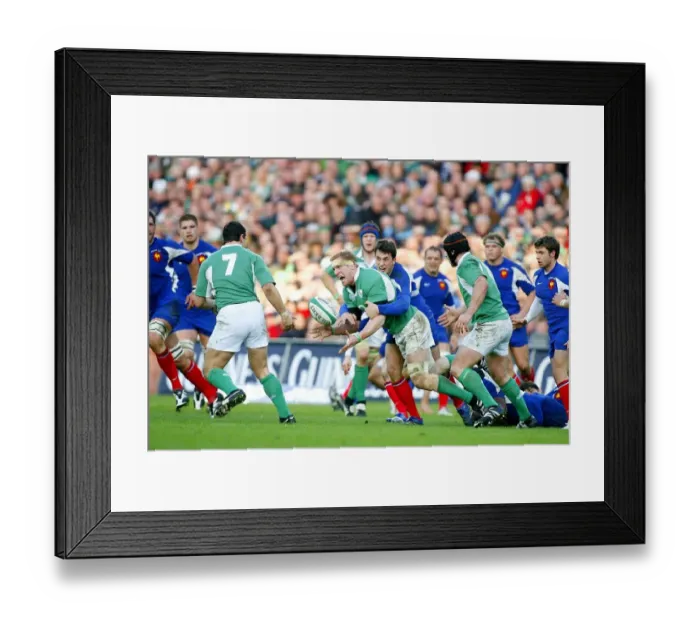 Framed Print : Paul O Connell & Yannick Jauzion Framed Print : Paul O Connell & Yannick Jauzion