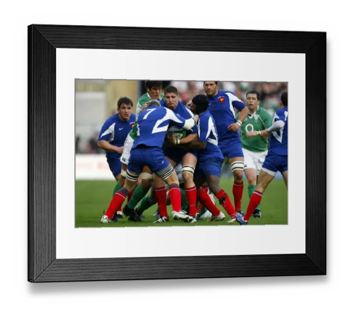 Framed Print : Pascal Pape & Serge Betsen Framed Print : Pascal Pape & Serge Betsen