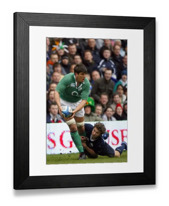 Framed Print : Donncha O Callaghan & Chris Cusiter Framed Print : Donncha O Callaghan & Chris Cusiter