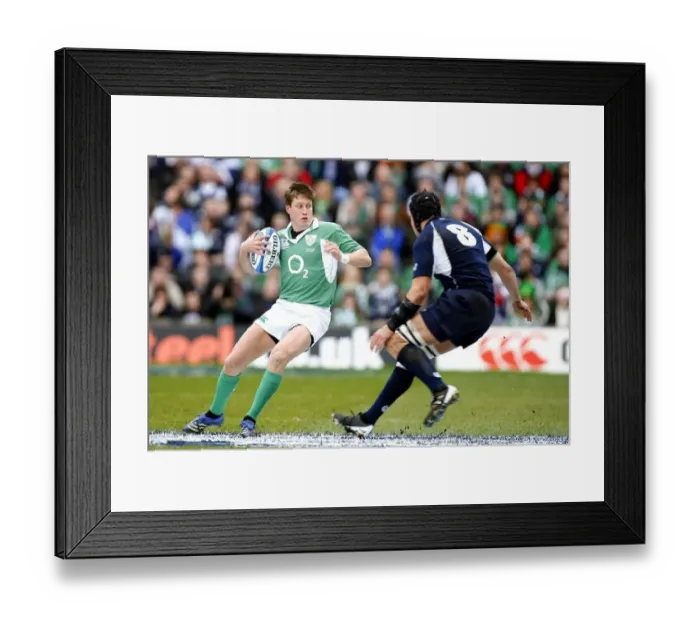 Framed Print : Ronan O Gara & David Callam
