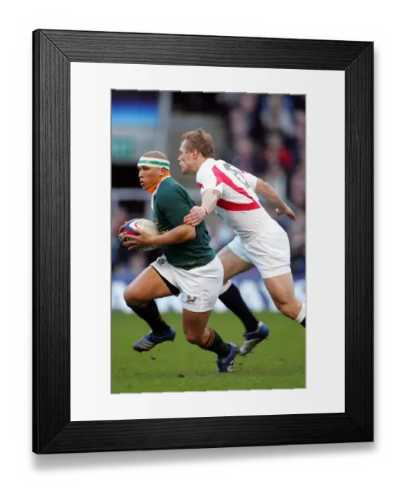 Framed Print : Ricky Januarie & Josh Lewsey Framed Print : Ricky Januarie & Josh Lewsey