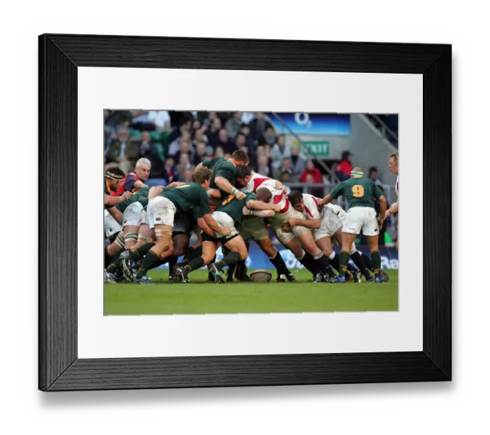 Framed Print : Scrum England V South Africa Rugby Union England V South Africa Rugby Union Twickenham Framed Print : Scrum England V South Africa Rugby Union England V South Africa Rugby Union Twickenham