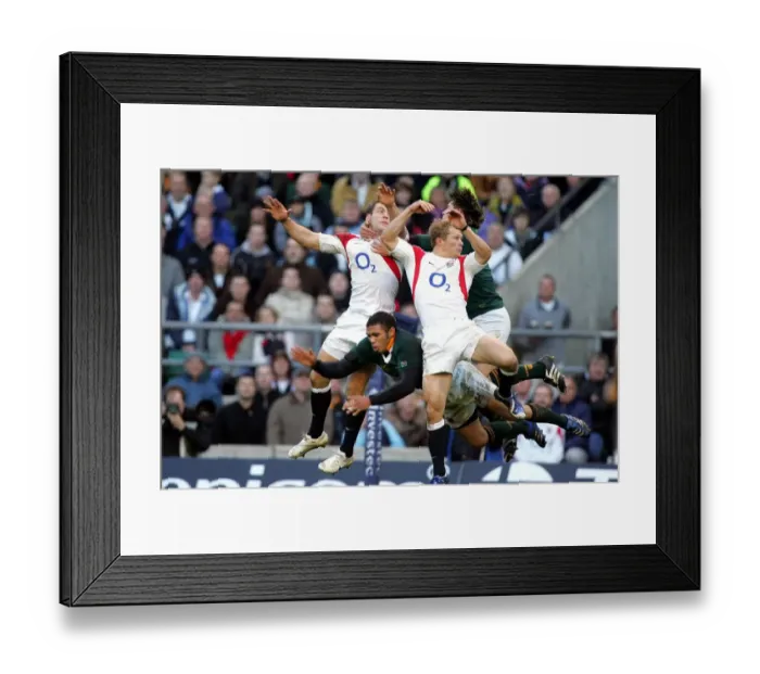 Framed Print : Josh Lewsey & Mark Cueto