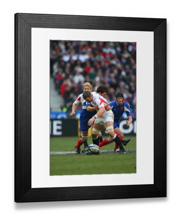 Framed Print : Simon Shaw & Lionel Nallet Framed Print : Simon Shaw & Lionel Nallet